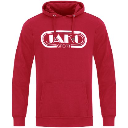 Afbeeldingen van Sweater met kap Retro rood