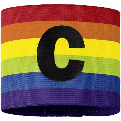 Afbeeldingen van Aanvoerdersband regenboog